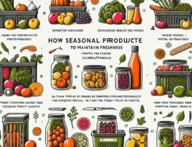 Jak przechowywać produkty sezonowe, aby zachowały świeżość